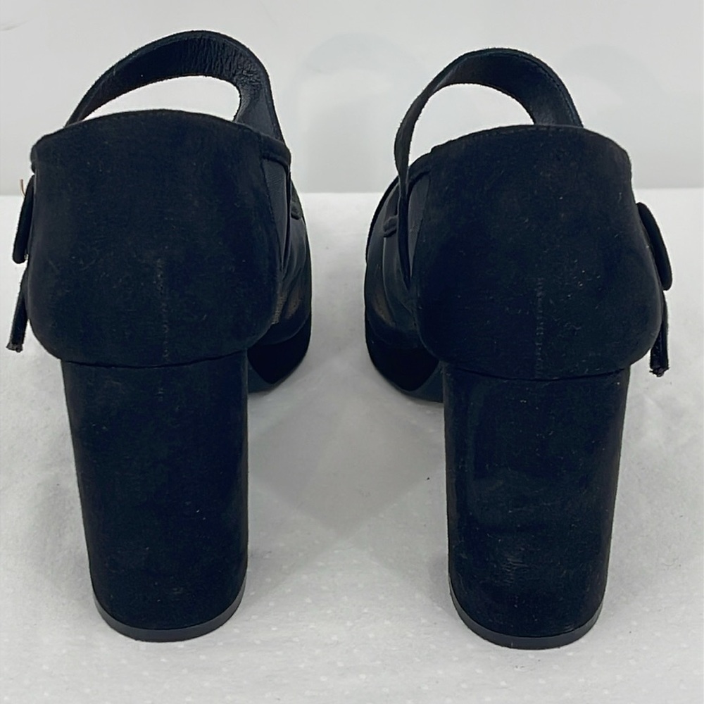 Comfort Est 1946, Chic Black Mary Jane Heels SIZE 11 , MESH SIDES - Picture 5 of 10